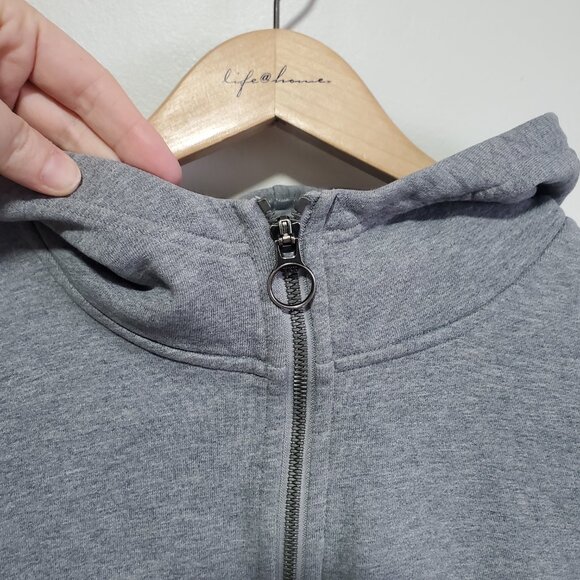 LULULEMON All Yours Full Zip Hoodie Sweatshirt Sweater Terry Cloth Grey Womens 6 - Picture 3 of 12